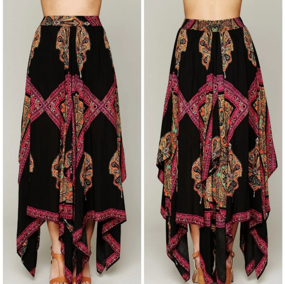 SOLD Free People Heart of Gold Maxi Skirt - Picture 2 of 5